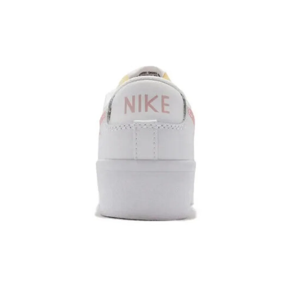 Nike Blazer Low Platform DJ0292-103 Women's White/Pink Glaze Skate Shoes JC725 - Picture 5 of 9